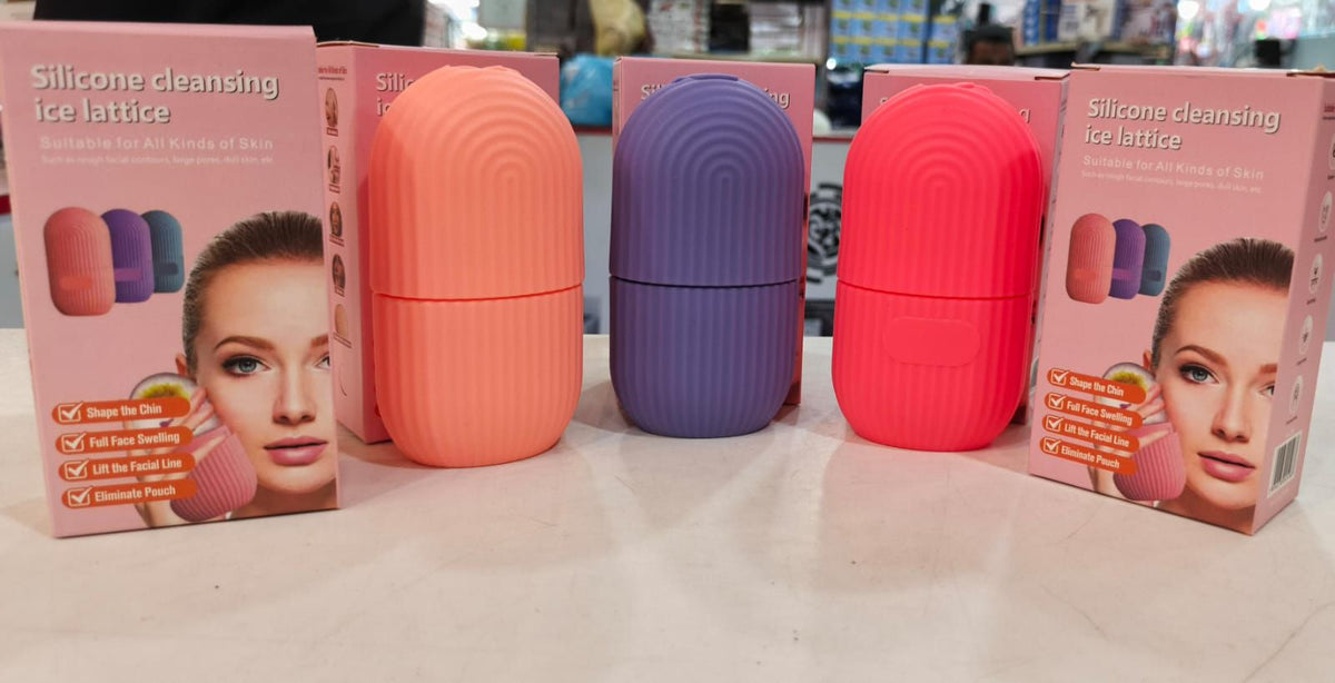 Silicone Ice Roller With Box - Beauty Accessory Designed For Facial Cooling
