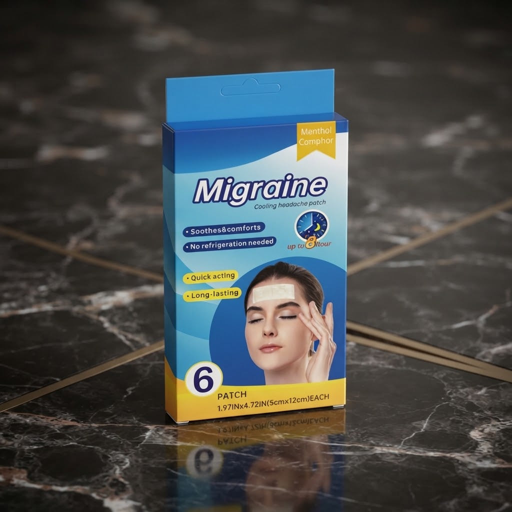 Migraine Cooling Headache Patch (Pack Of 6 Pcs)