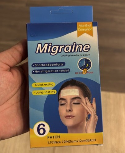 Migraine Cooling Headache Patch (Pack Of 6 Pcs)
